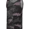 Men's Tank Top Slim Fit Hilltop - All Black Camo