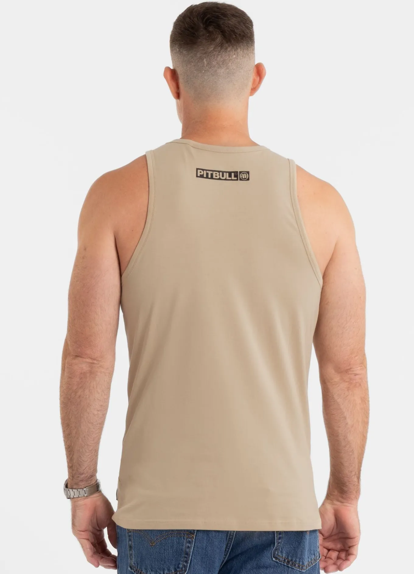 Men's Tank Top Slim Fit Hilltop - Sand
