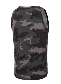Men's Tank Top Slim Fit Hilltop - All Black Camo