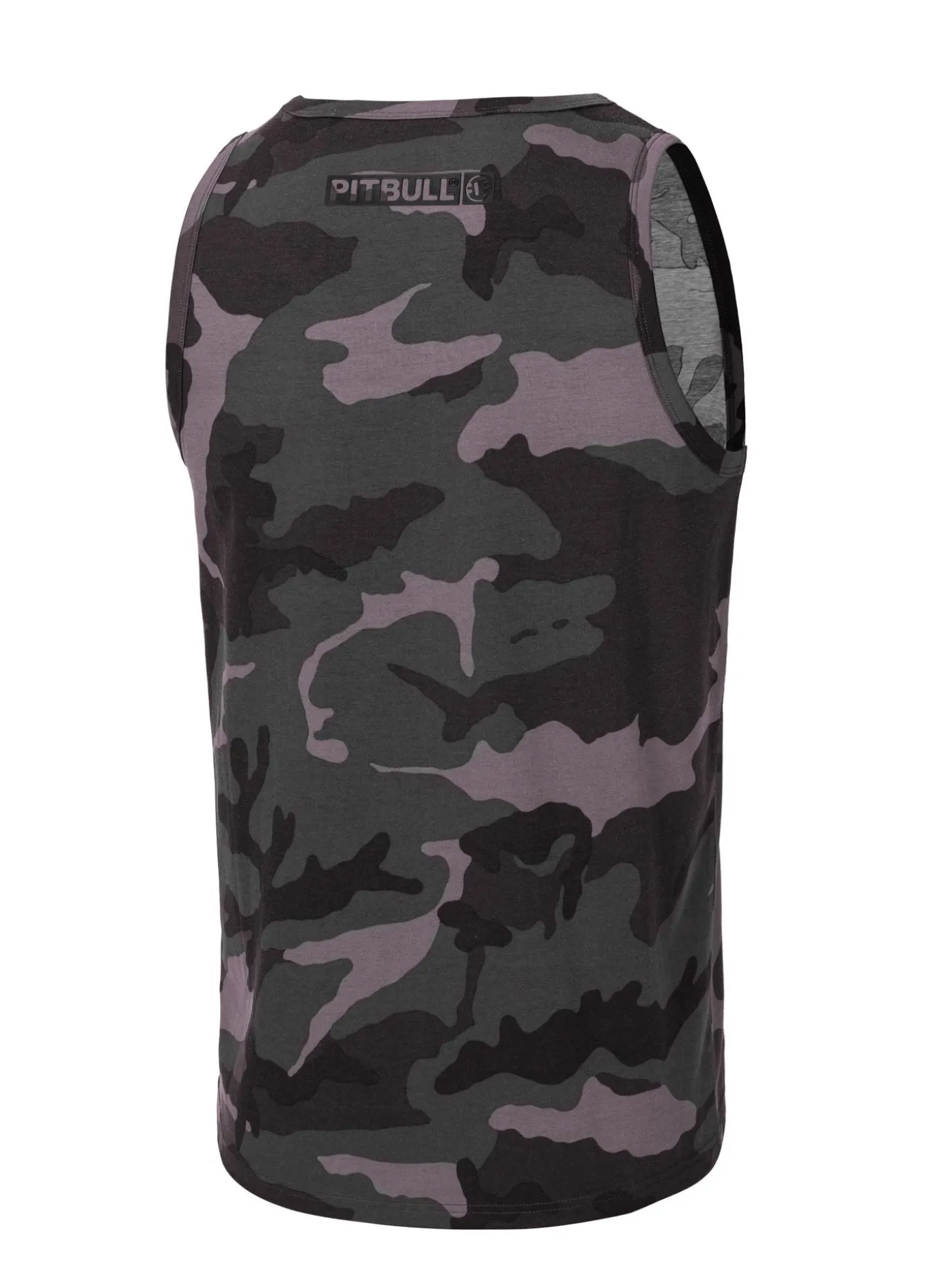 Men's Tank Top Slim Fit Hilltop - All Black Camo