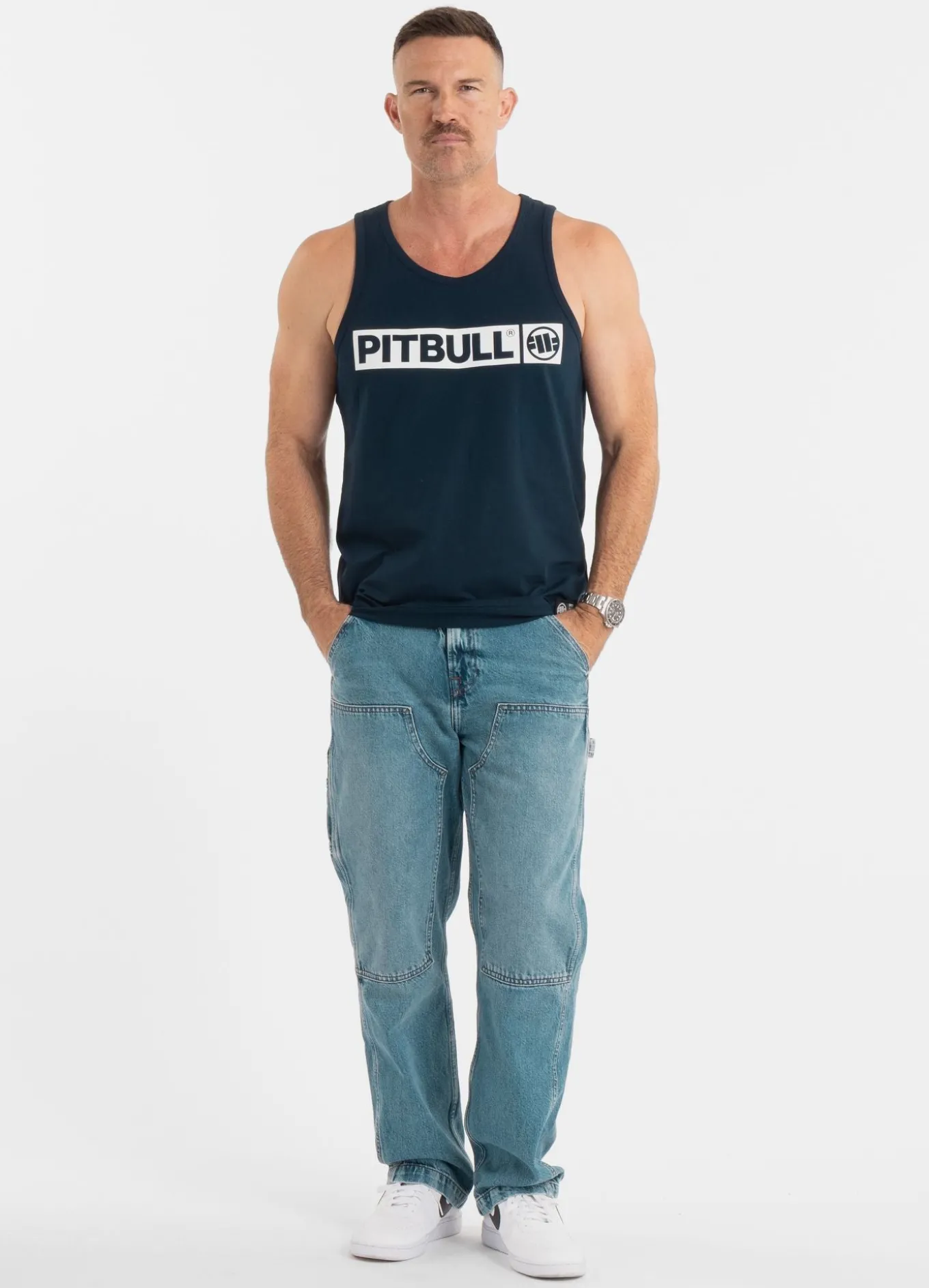 Men's Tank Top Slim Fit Hilltop - Sand