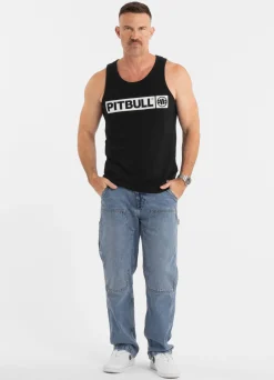 Men's Tank Top Slim Fit Hilltop - Black