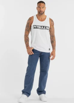 Men's Tank Top Slim Fit Hilltop - White