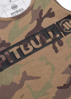Men's Tank Top Slim Fit Hilltop - Woodland Camo