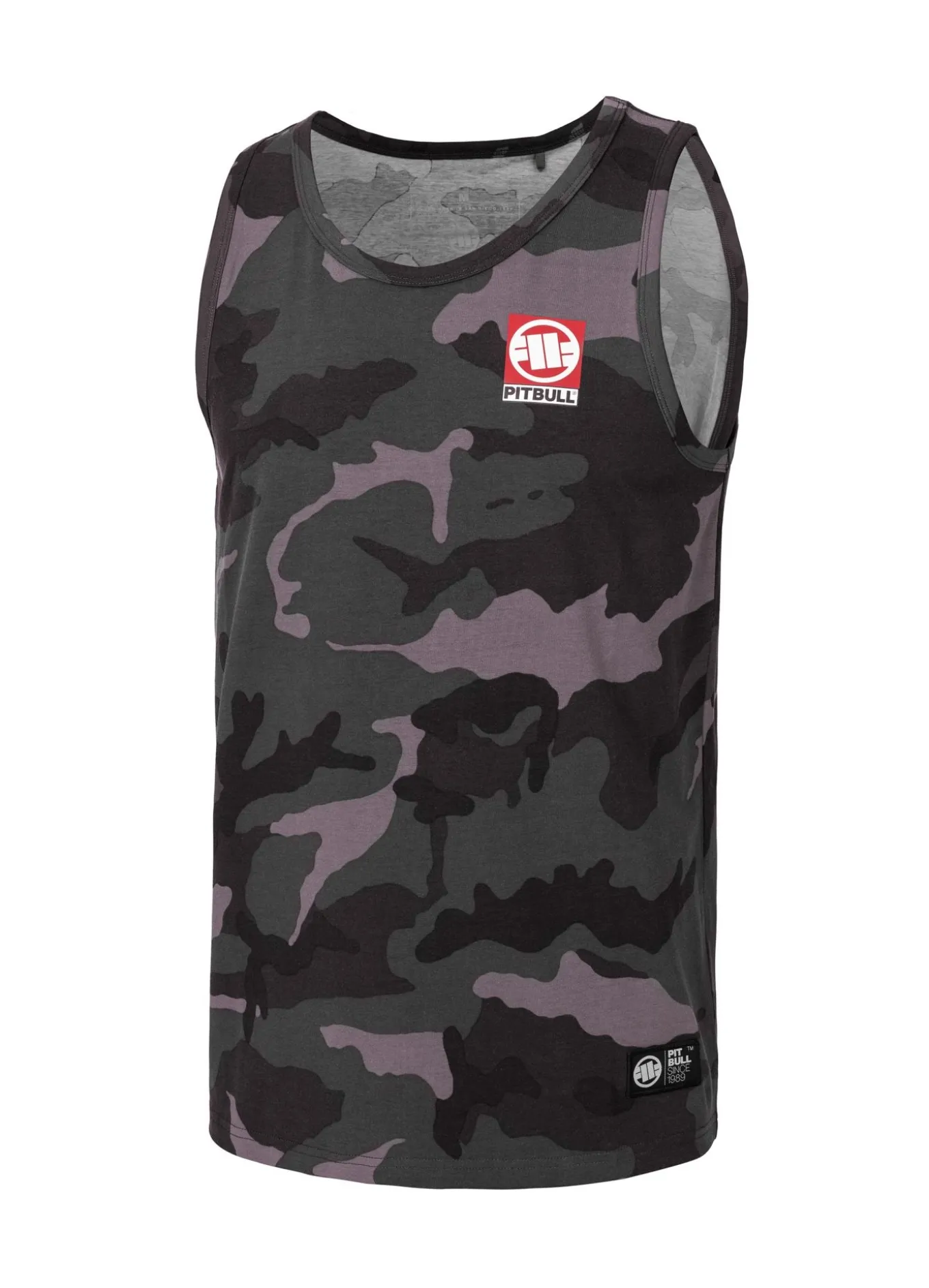 Men's Tank Top Slim Fit Small Hilltop - All Black Camo