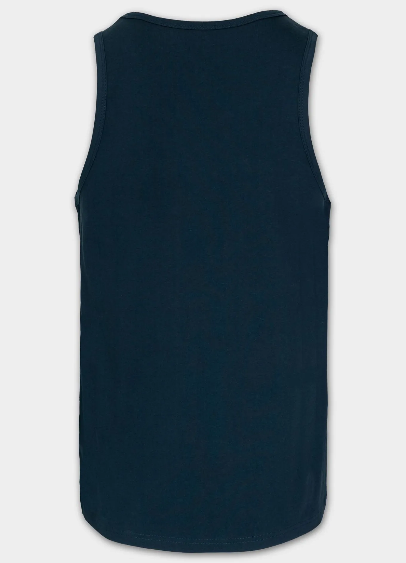 Men's Tank Top Slim Fit Small Logo - White