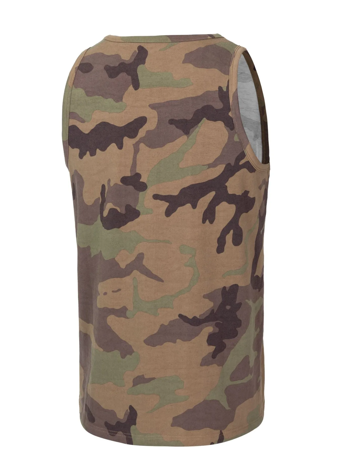 Men's Tank Top Slim Fit Small Hilltop - Woodland Camo