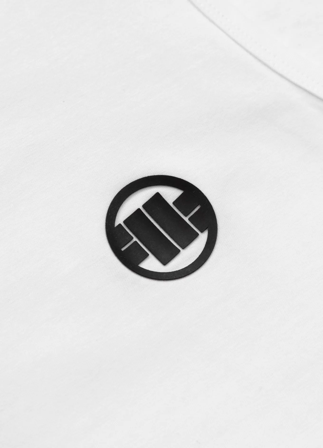 Men's Tank Top Slim Fit Small Logo - White