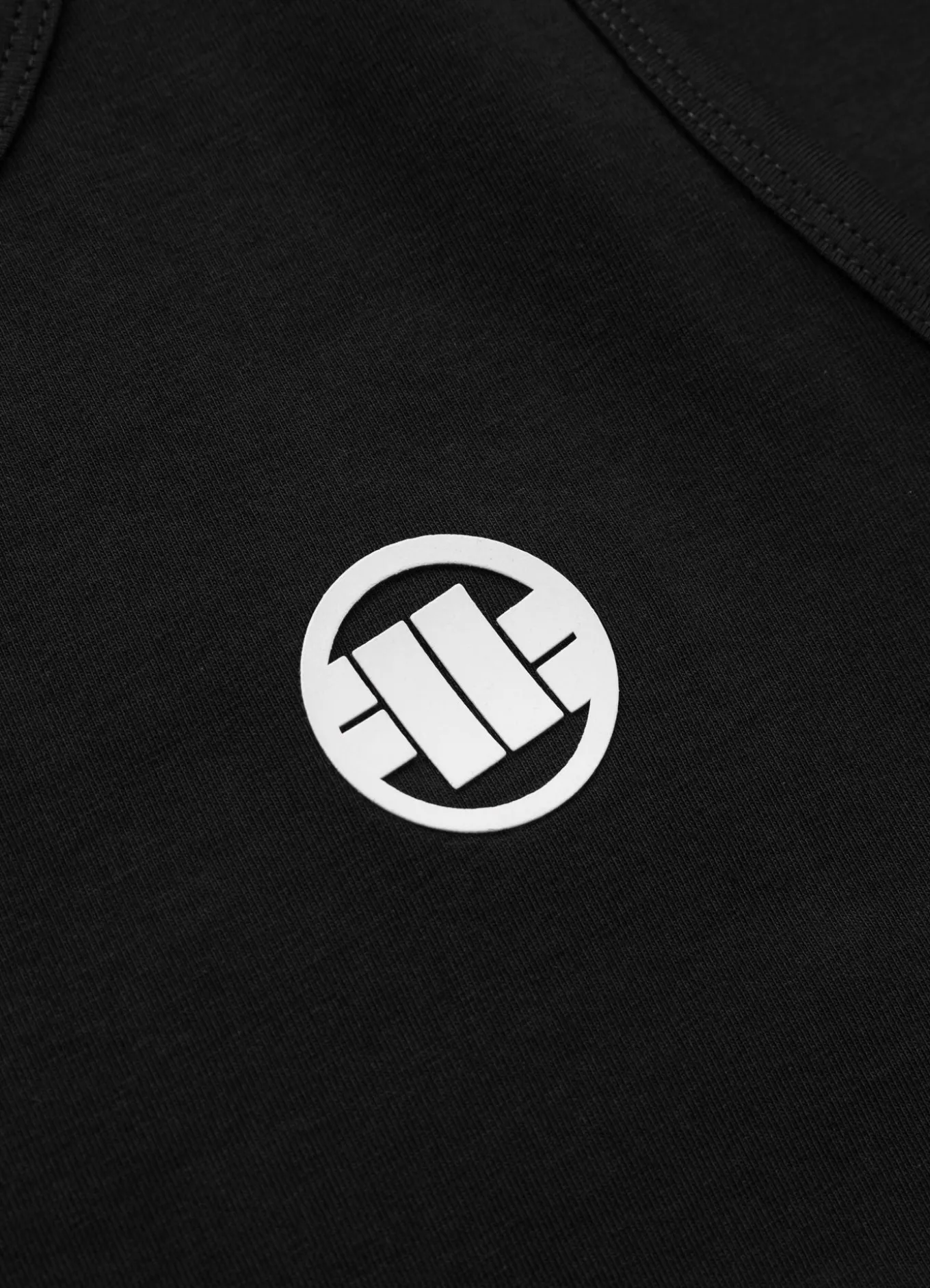 Men's Tank Top Slim Fit Small Logo - Black
