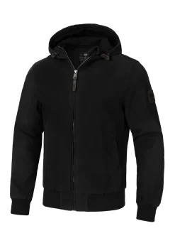 Men's transitional hooded jacket Crimson