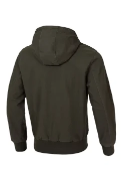 Men's transitional hooded jacket Crimson