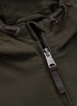 Men's transitional hooded jacket Crimson