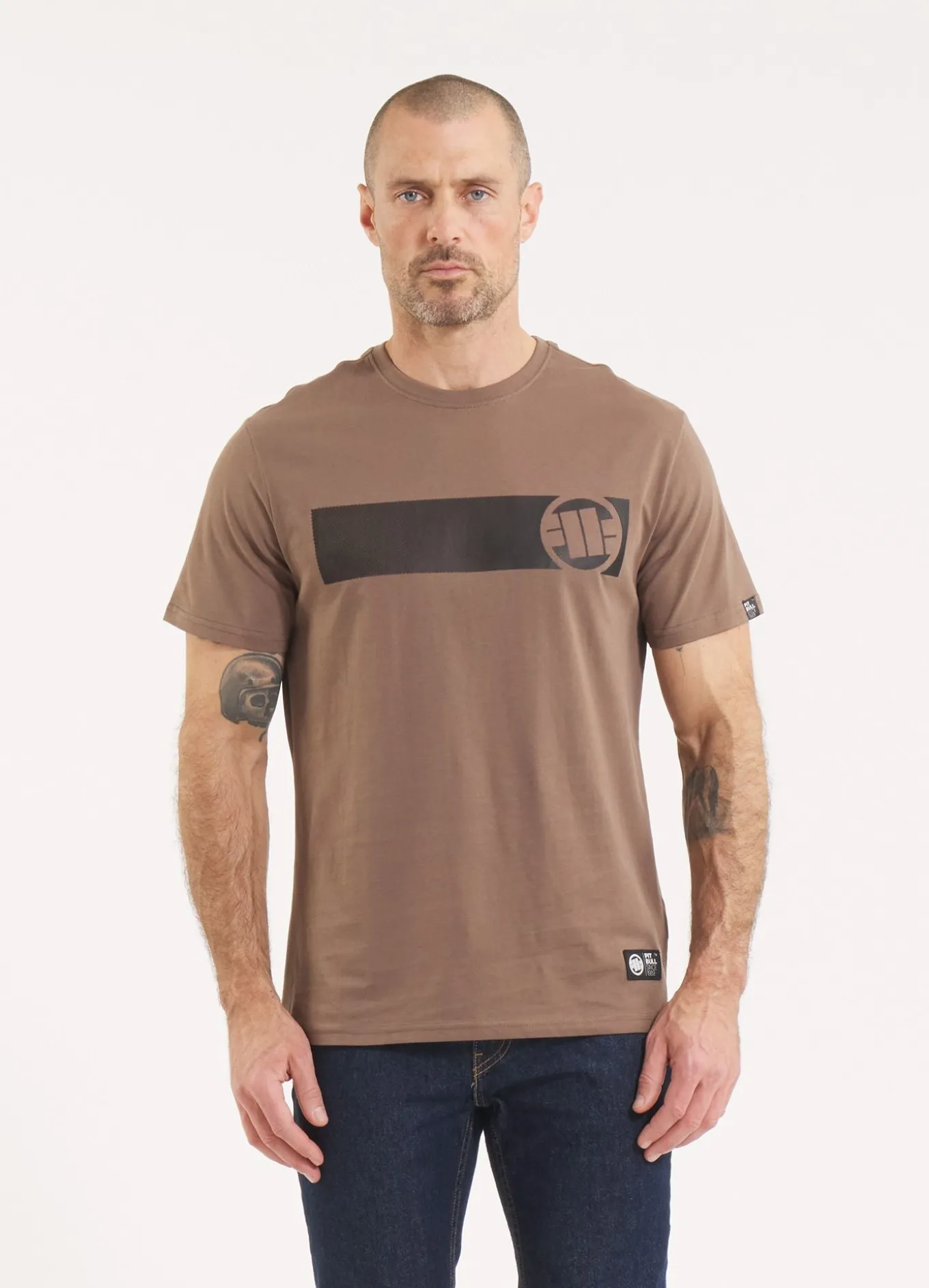 Men's T-Shirt CASINO - Dark brown
