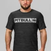 Men's T-Shirt Casual Sport Hilltop - Black Melange