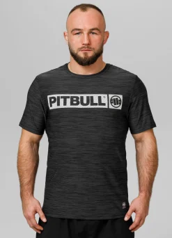 Men's T-Shirt Casual Sport Hilltop - Black Melange