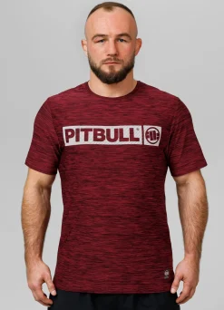 Men's T-Shirt Casual Sport Hilltop - Burgundy Melange