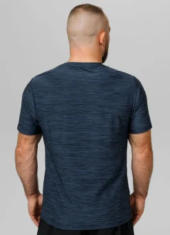 Men's T-Shirt Casual Sport Small Logo - Navy Melange