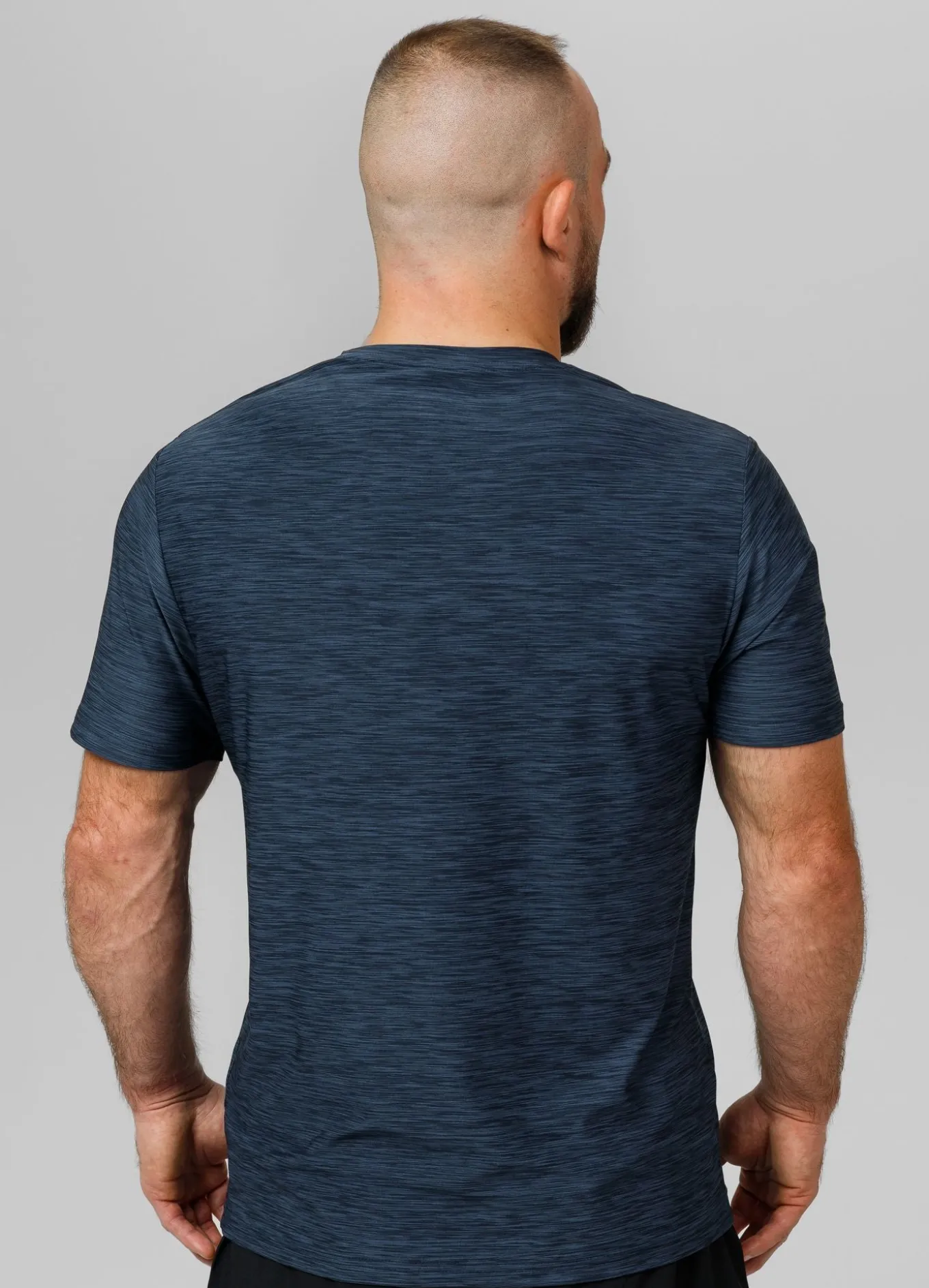 Men's T-Shirt Casual Sport Hilltop - Navy Melange