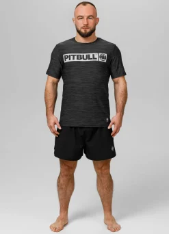 Men's T-Shirt Casual Sport Hilltop - Black Melange
