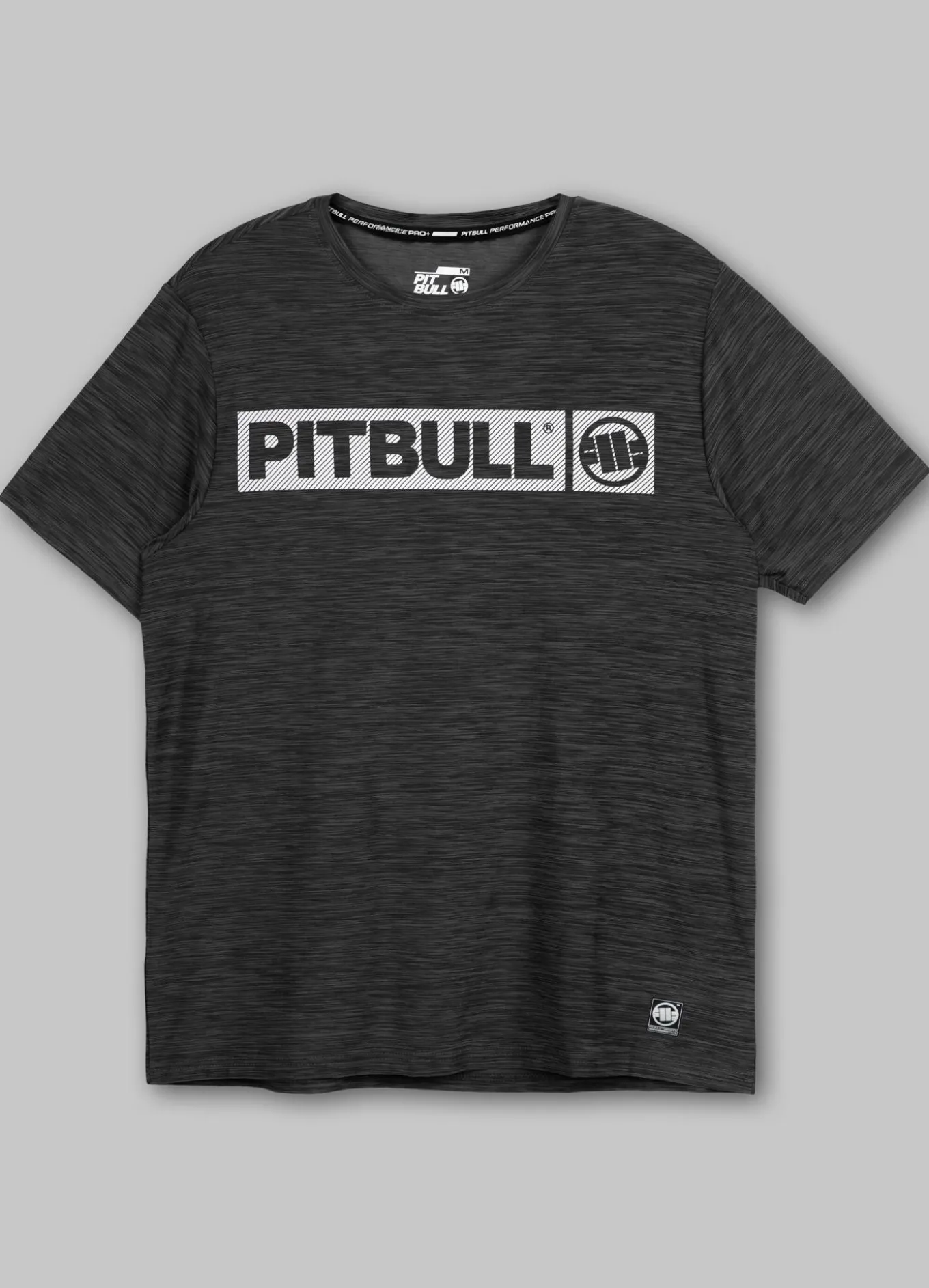 Men's T-Shirt Casual Sport Hilltop - Black Melange