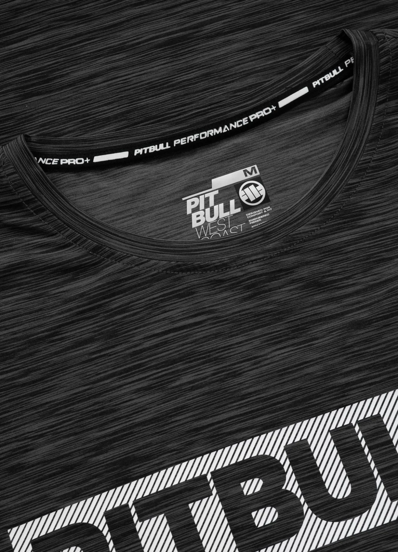 Men's T-Shirt Casual Sport Hilltop - Black Melange