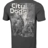 Men's T-Shirt CITY OF DOGS - Graphite