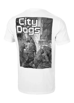 Men's T-Shirt CITY OF DOGS - White