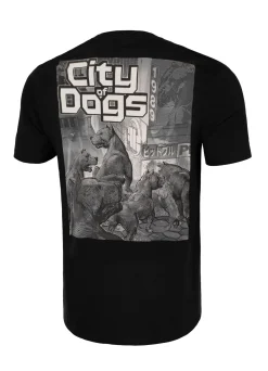 Men's T-Shirt CITY OF DOGS - Black