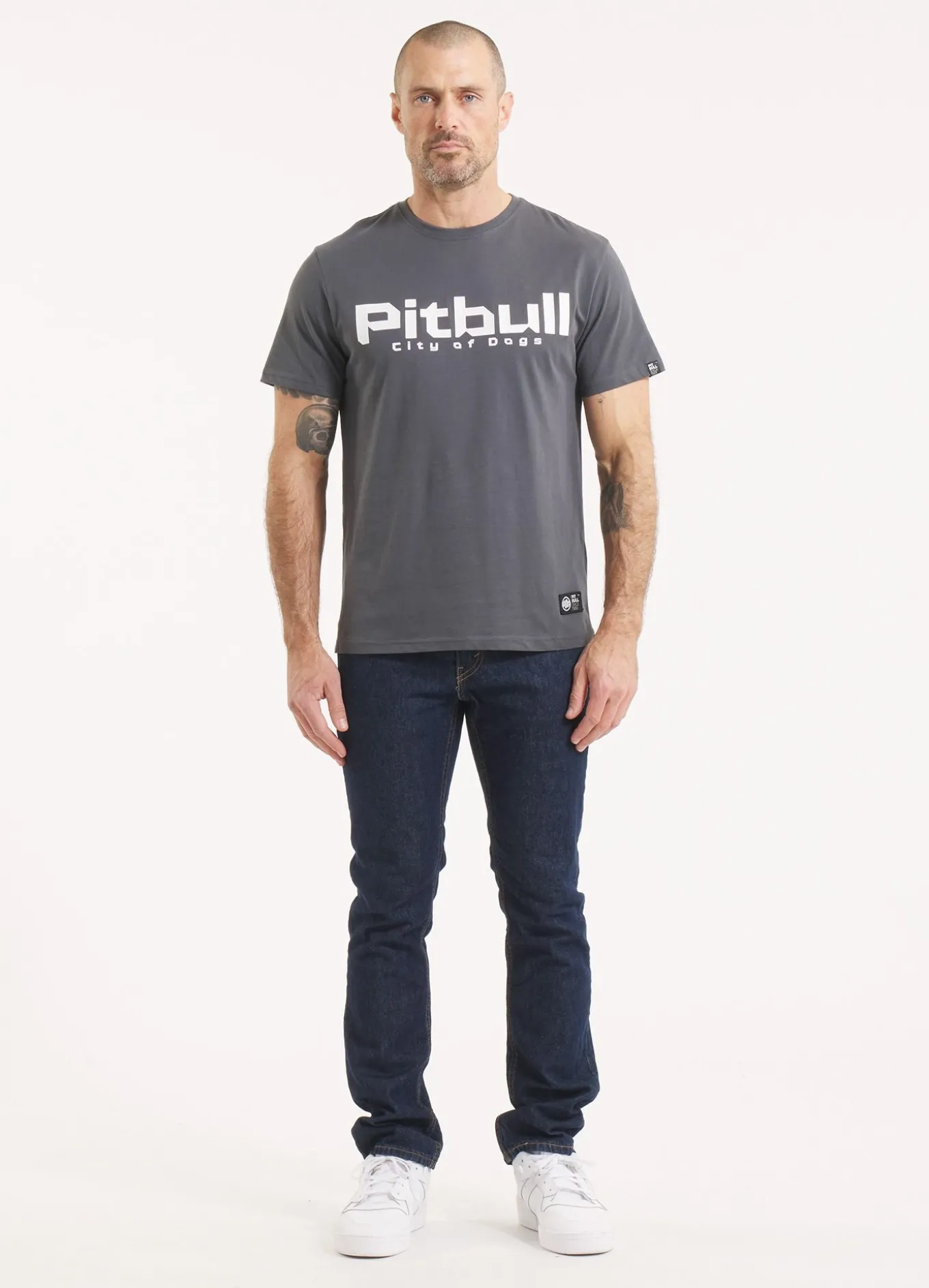 Men's T-Shirt CITY OF DOGS - Graphite