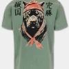 Men's T-Shirt Denim Washed BRAVERY - Green