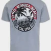 Men's T-Shirt Denim Washed OCEANSIDE - Blue