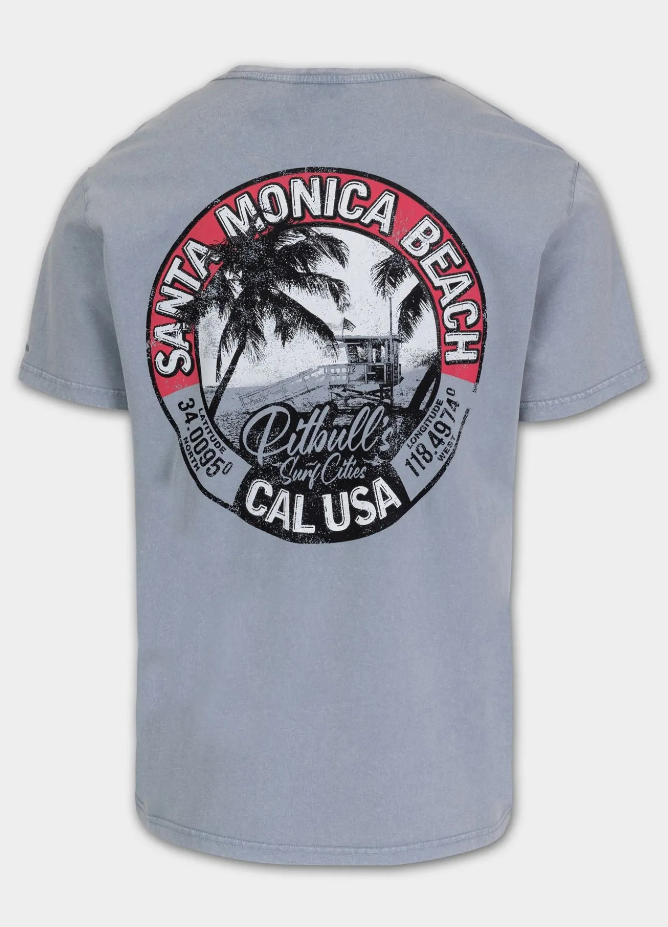 Men's T-Shirt Denim Washed OCEANSIDE - Blue