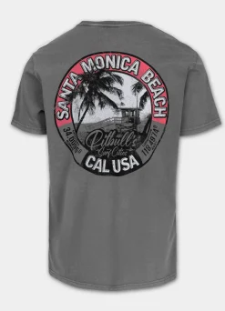 Men's T-Shirt Denim Washed OCEANSIDE - Gray