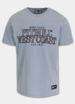 Men's T-Shirt Denim Washed ACE OF SPADES II - Blue