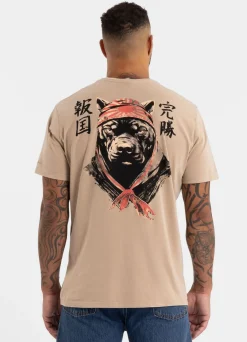 Men's T-Shirt Denim Washed BRAVERY - Sand