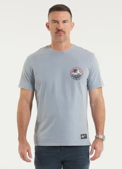 Men's T-Shirt Denim Washed OCEANSIDE - Blue