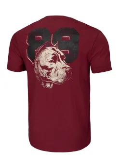 Men's T-Shirt DOG 89 - Burgundy