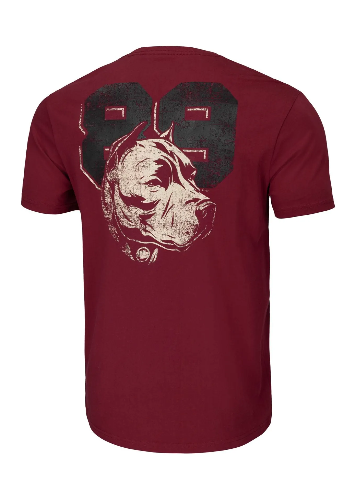 Men's T-Shirt DOG 89 - Burgundy