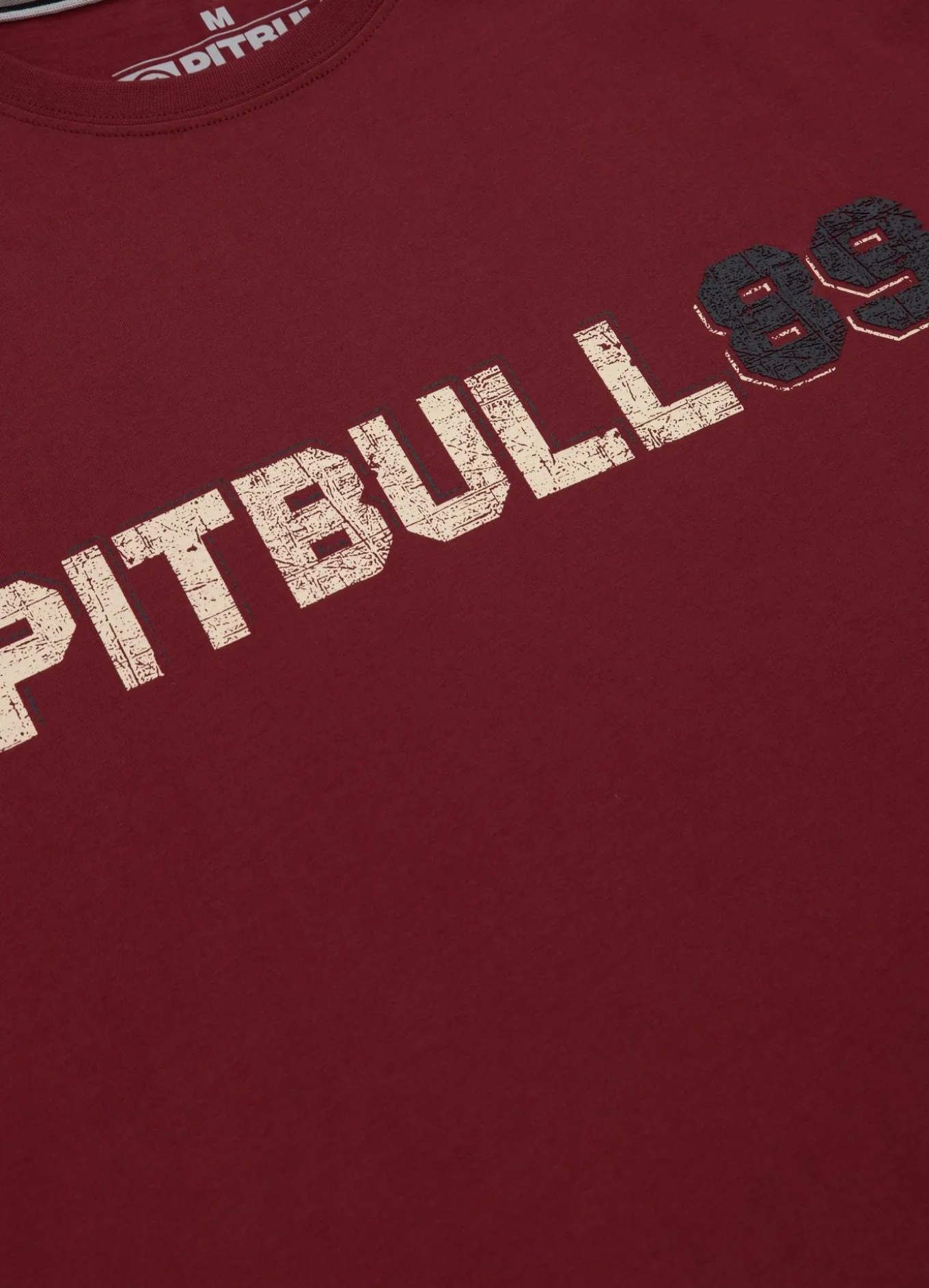 Men's T-Shirt DOG 89 - Burgundy