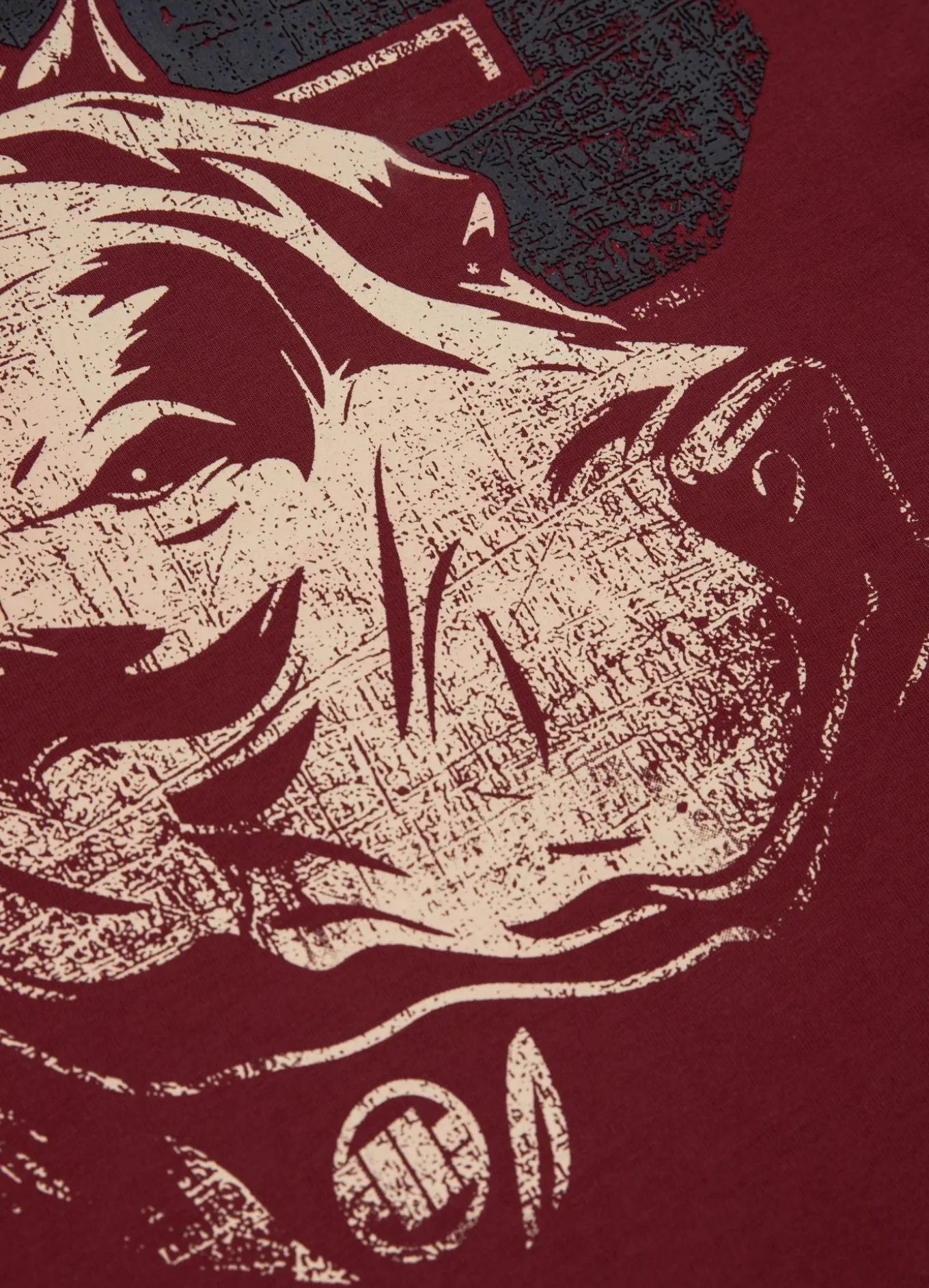 Men's T-Shirt DOG 89 - Burgundy
