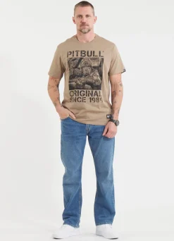 Men's T-Shirt DRIVE - Dark sand