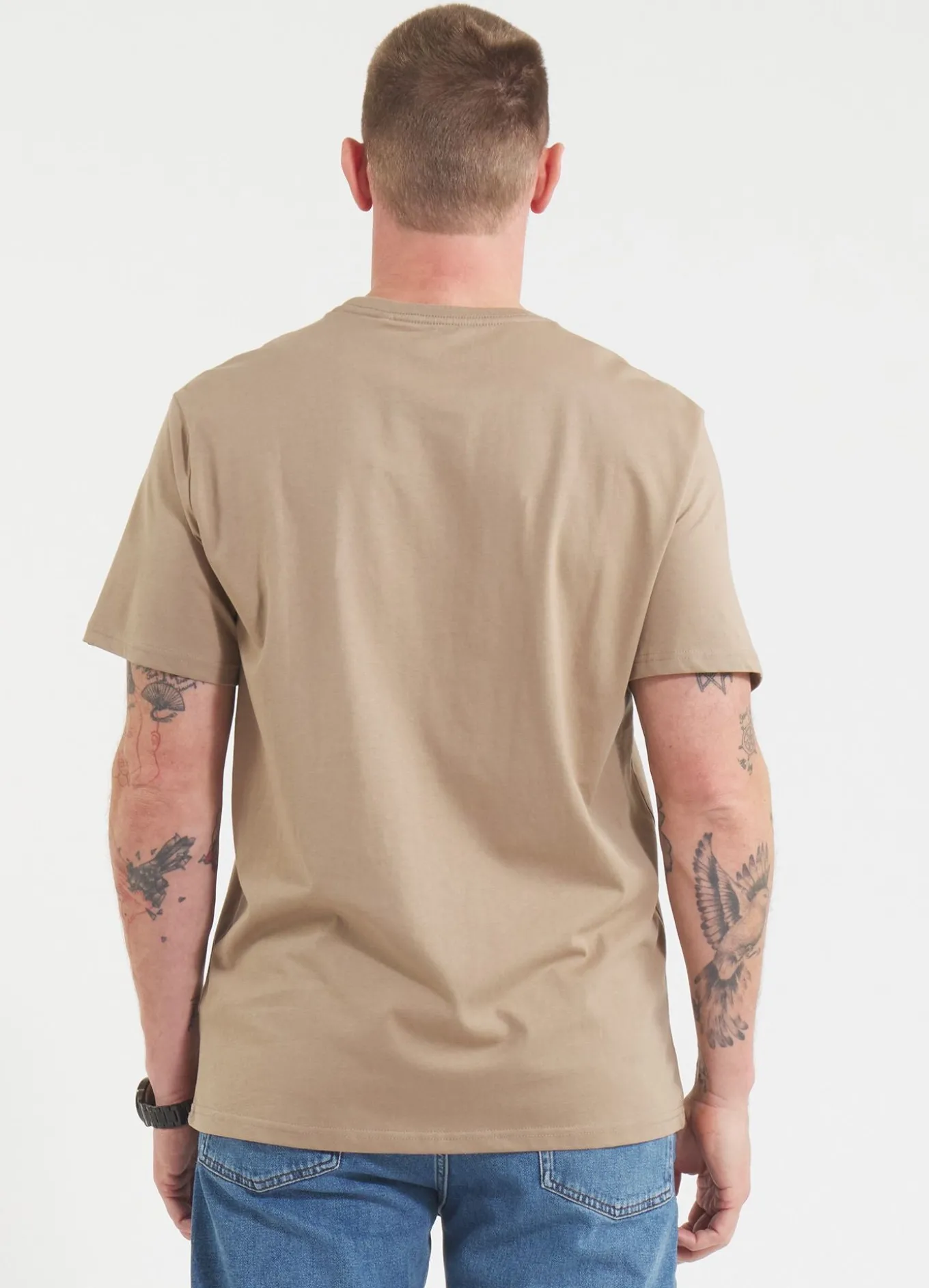 Men's T-Shirt DRIVE - Dark sand