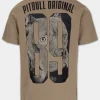 Men's T-Shirt EIGHTY NINE DOG - Dark sand