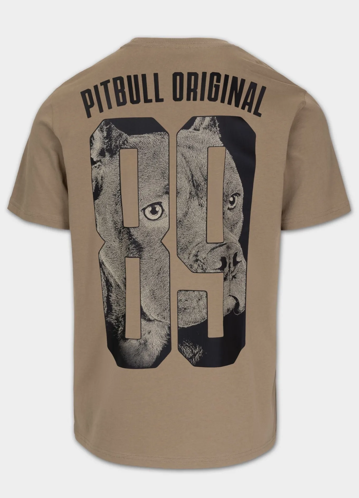 Men's T-Shirt EIGHTY NINE DOG - Dark sand