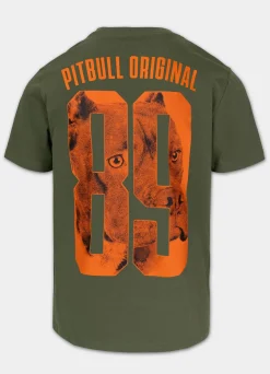 Men's T-Shirt EIGHTY NINE DOG - Dark olive