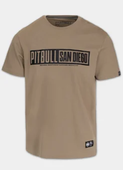 Men's T-Shirt EIGHTY NINE DOG - Dark sand