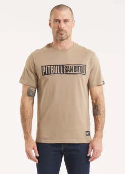 Men's T-Shirt EIGHTY NINE DOG - Dark sand