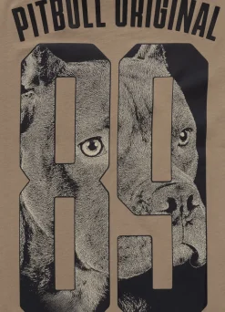 Men's T-Shirt EIGHTY NINE DOG - Dark sand