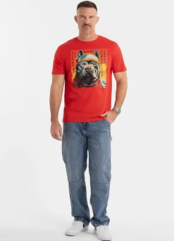 Men's T-Shirt FUJI - Flame red