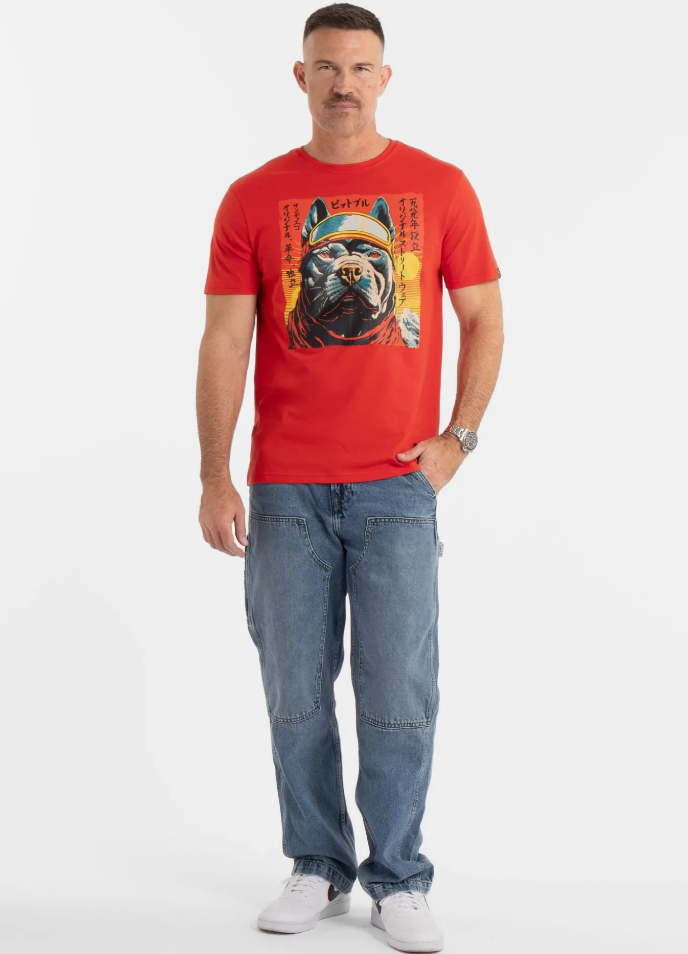 Men's T-Shirt FUJI - Flame red